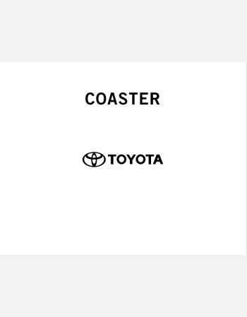 toyota coaster 2020 owners manual in english